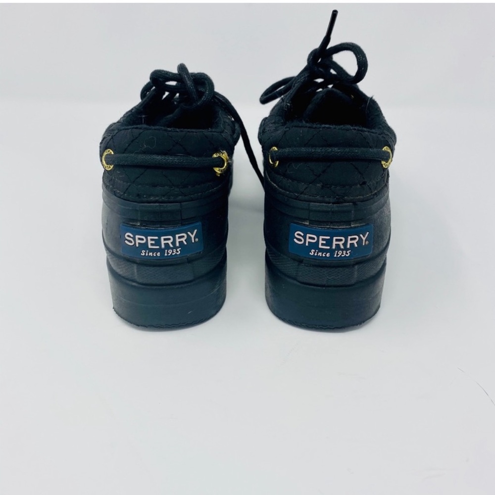 SPERRY HERON RAIN BOOTS 7.5 BLACK - Picture 4 of 6